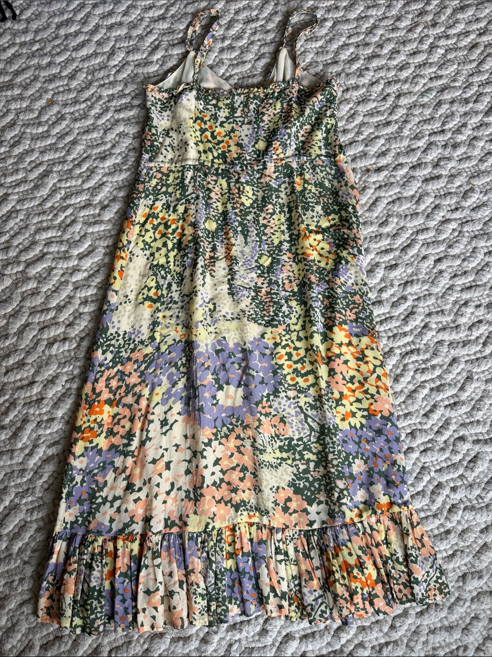Rails Adayln Ruffle Gardenia Midi Dress - Picture 9 of 9